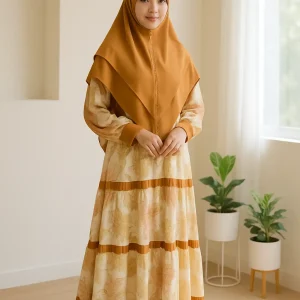 Hajjanah 'Aurelia' Tiered Floral Maxi Dress