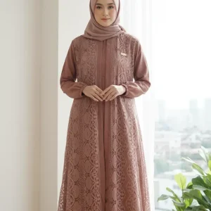 Hajjanah 'Rania' Lace Vest Set